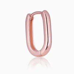 Rose Gold Loopy Hoop Earrings