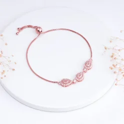 Rose Gold Love of Pears Bracelet