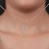 Rose Gold Loved You Pendant With Link Chain