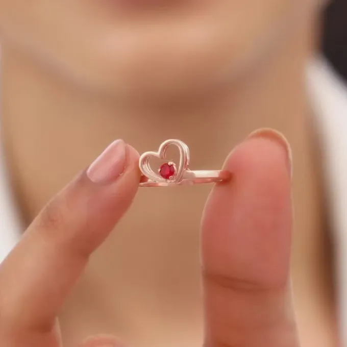 Rose Gold Lovie Dovie Stackable Rings