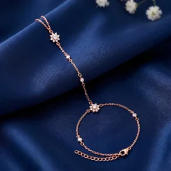 Rose Gold Lowkey Floral Hathphool