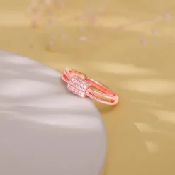 Rose Gold Lucky Loop Ring