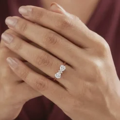 Rose Gold Luminous Bow Ring