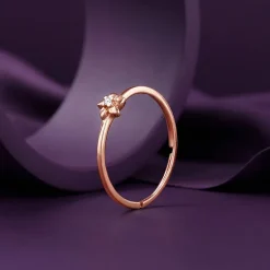 Rose Gold Lustre Blossom Ring