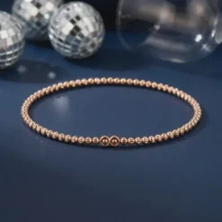 Rose Gold Madonna Anklet