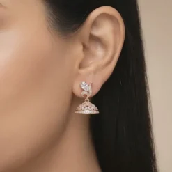 Rose Gold Madurai Jhumki