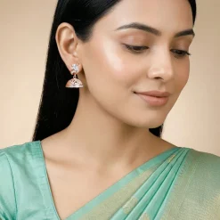 Rose Gold Madurai Jhumki