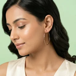 Rose Gold Magical Hoop Earrings