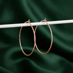 Rose Gold Magical Hoop Earrings