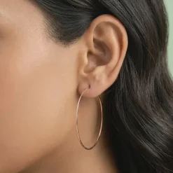 Rose Gold Magical Hoop Earrings