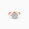 Rose Gold Memorabilia Solitaire Diamond Ring