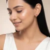 Rose Gold Mini Rosebud Earrings