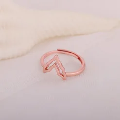 Rose Gold Mountain of Love Ring