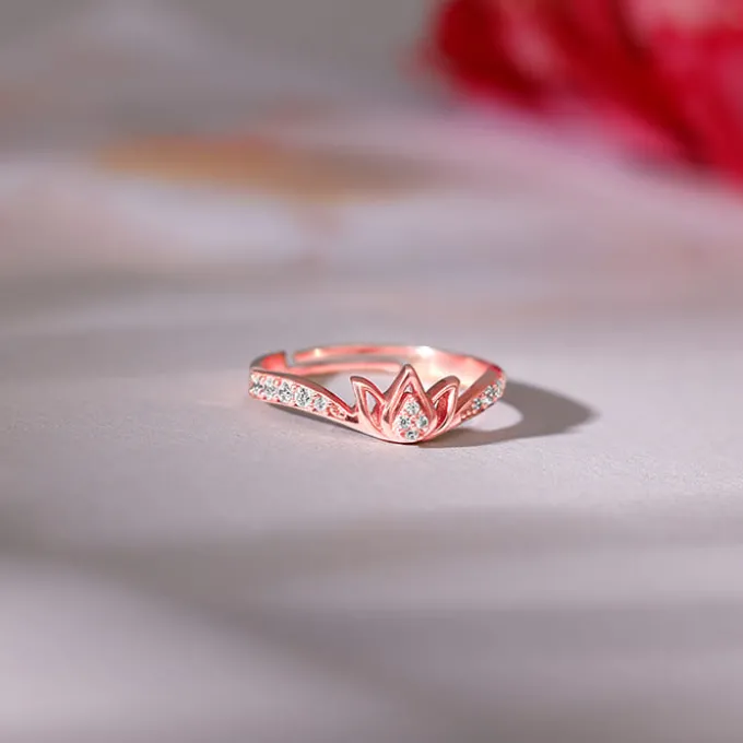 Rose Gold Mridul Kamal Ring