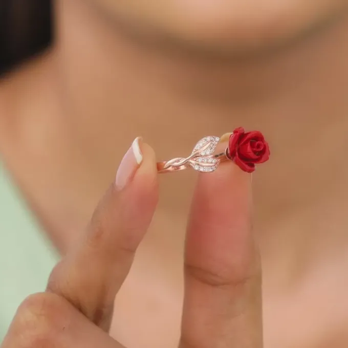 Rose Gold My Floral Ring