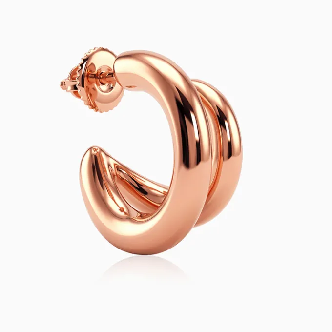 Rose Gold Mystic Grace Earrings