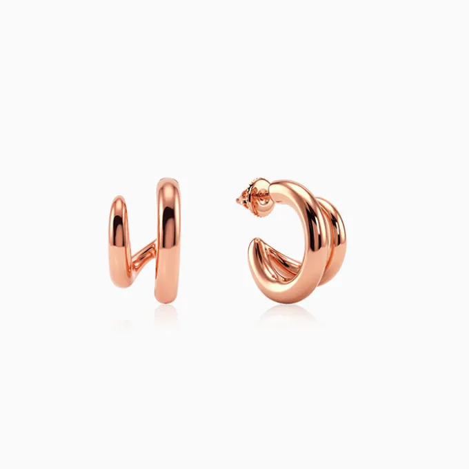 Rose Gold Mystic Grace Earrings