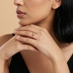 Rose Gold Mystical Rose Ring (Size 12)