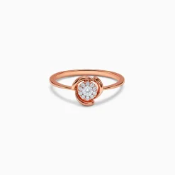 Rose Gold Mystical Rose Ring (Size 12)