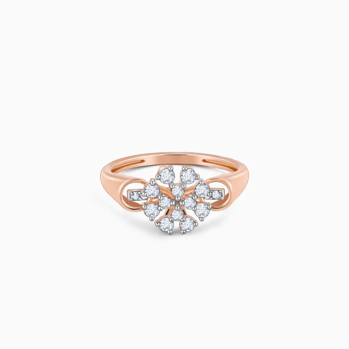 Rose Gold Nivara Diamond Ring