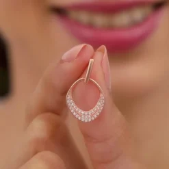 Rose Gold Nova Earrings