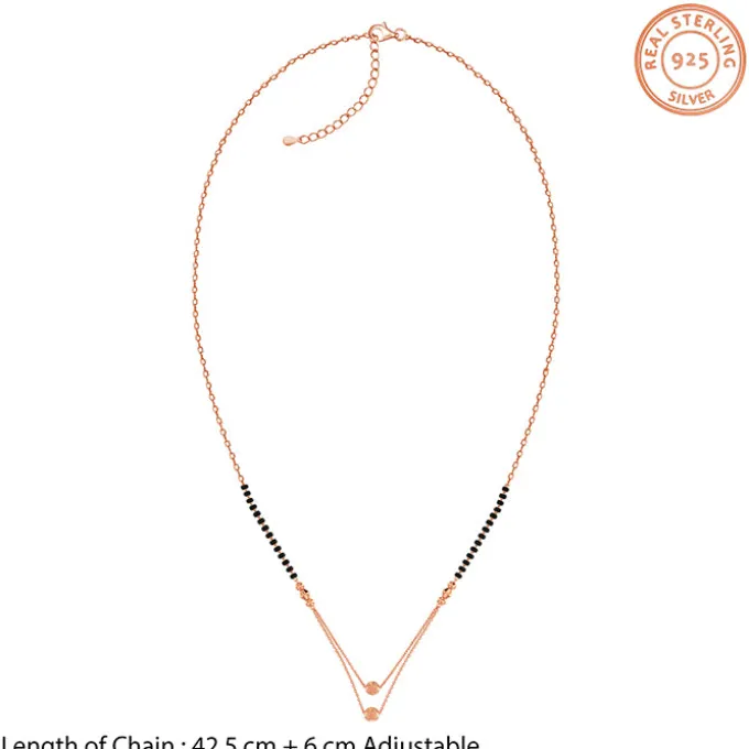 Rose Gold Nysha Mangalsutra