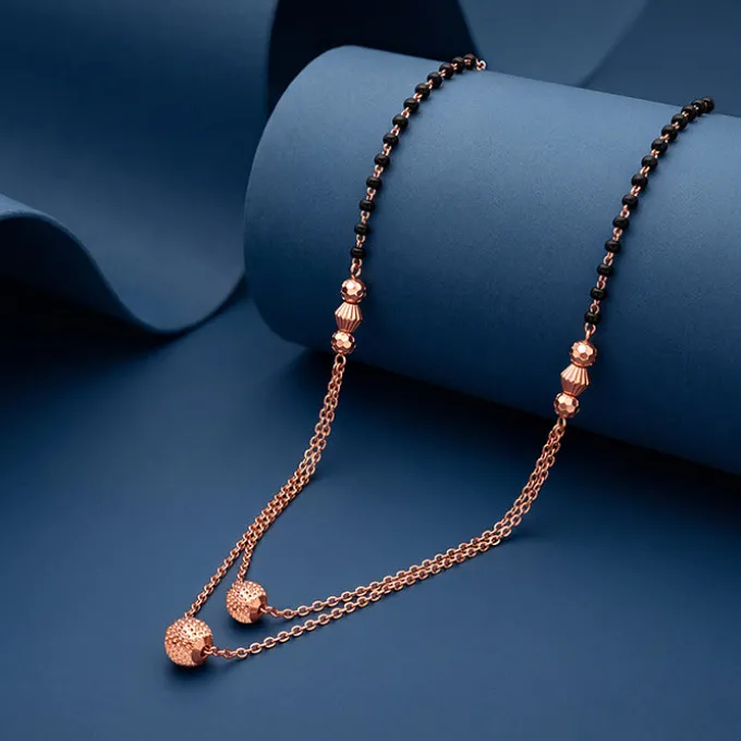 Rose Gold Nysha Mangalsutra