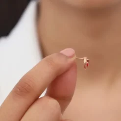 Rose Gold One And Only Earrings