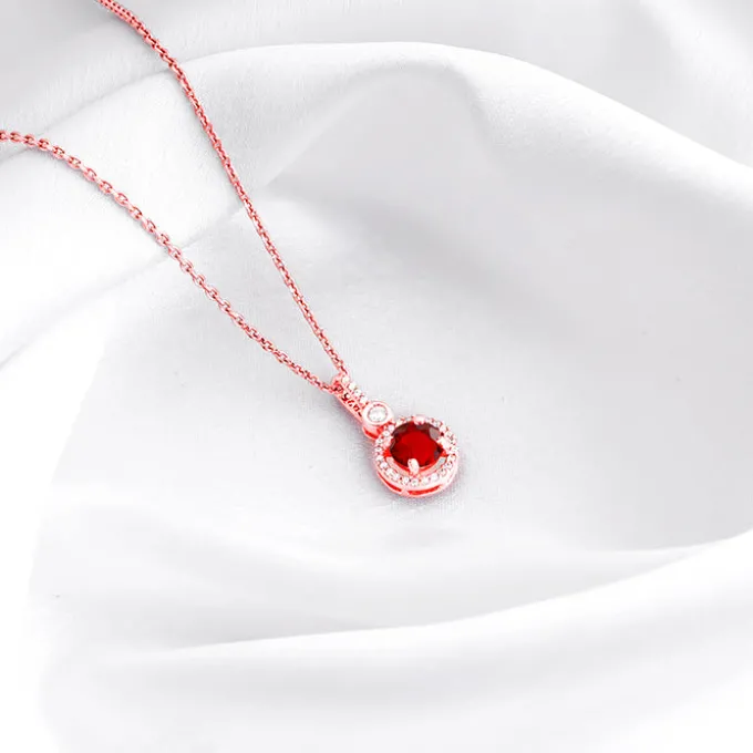 Rose Gold One And Only Pendant With Link Chain