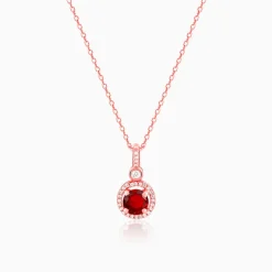 Rose Gold One And Only Pendant With Link Chain