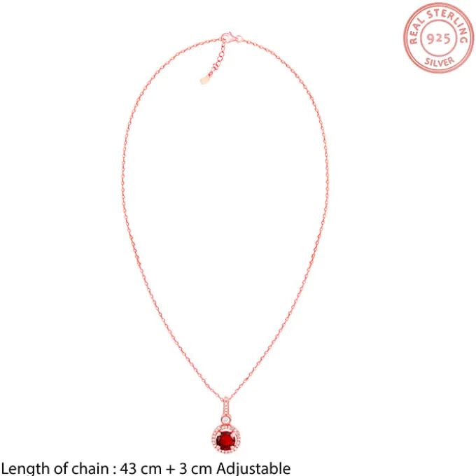 Rose Gold One And Only Pendant With Link Chain