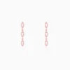 Rose Gold Opulent Oval Earrings