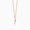 Rose Gold Peacock Lab Grown Diamond Pendant