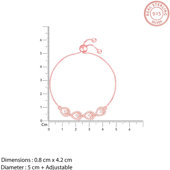 Rose Gold Peary Love Bracelet