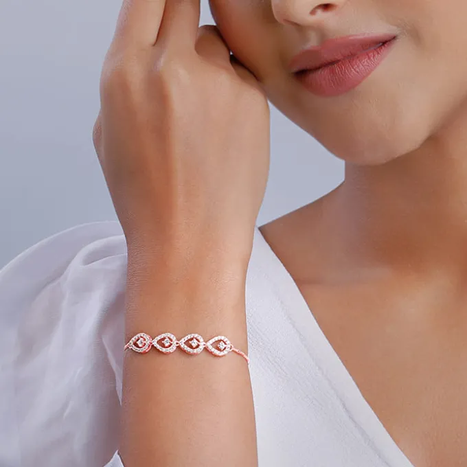 Rose Gold Peary Love Bracelet