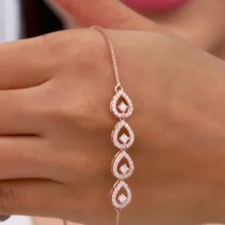 Rose Gold Peary Love Bracelet