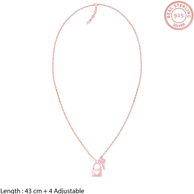 Rose Gold Perfectly Matched Necklace