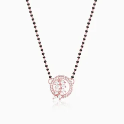 Rose Gold Periwinkle Mangalsutra