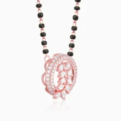Rose Gold Periwinkle Mangalsutra