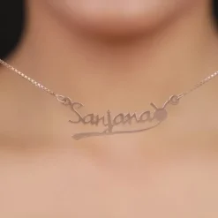 Rose Gold Personalised Bunny Necklace