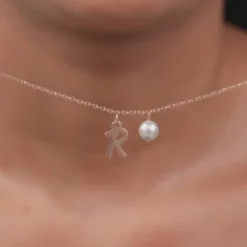 Rose Gold Personalised Chic Initial Necklace