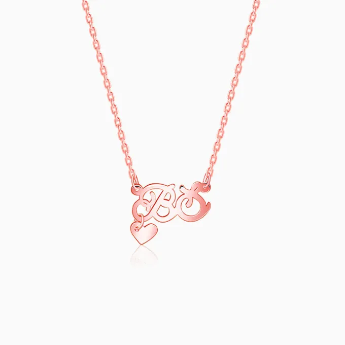 Rose Gold Personalised Eternal Necklace