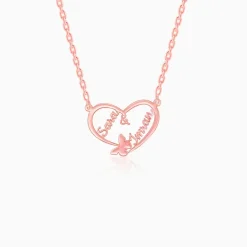 Rose Gold Personalised Forever Yours Pendant