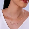 Rose Gold Personalised Infinite Promises Pendant