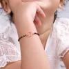 Rose Gold Personalised Initial Nazariya Kids Bracelet (2 - 8 Years)