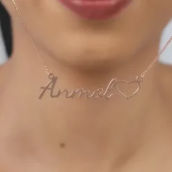 Rose Gold Personalised Life Partner Pendant