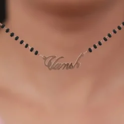 Rose Gold Personalised Name Mangalsutra