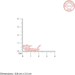 Rose Gold Personalised Name Mangalsutra
