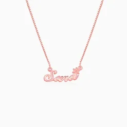 Rose Gold Personalised Self Love Pendant