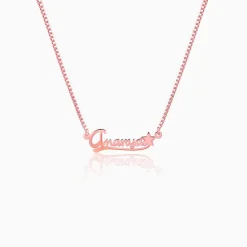 Rose Gold Personalised Star Necklace